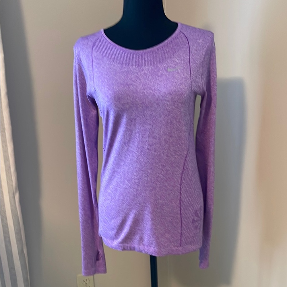 Women's Purple Long Sleeve Top